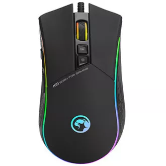 Marvo CM305 RGB sada klávesnice drátová (USB) US, černá s herní myší a sluchátky, herní, membránová typ RGB podsvícená Marvo CM305 RGB sada klávesnice drátová (USB) US, černá s herní myší a sluchátky, herní, membránová typ RGB podsvícená