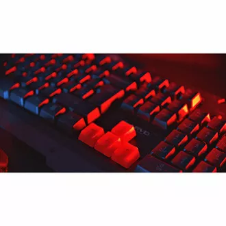 Marvo KW509 klávesnice bezdrátová CZ/SK, černá s optickou myší, herní sada, membránová typ