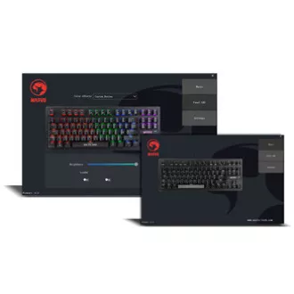 Marvo KG901 klávesnice drátová (USB) CZ/SK, černá mechanická Marvo KG901 klávesnice drátová (USB) CZ/SK, černá mechanická