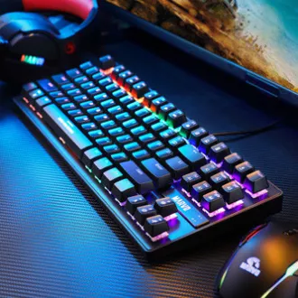 Marvo KG901 klávesnice drátová (USB) CZ/SK, černá mechanická Marvo KG901 klávesnice drátová (USB) CZ/SK, černá mechanická