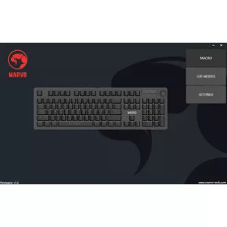 Marvo KG954 EN klávesnice drátová (USB) US, černá mechanická Marvo KG954 EN klávesnice drátová (USB) US, černá mechanická