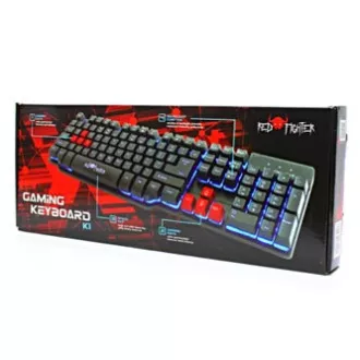 Red Fighter K1 klávesnice drátová (USB) US, černá Red Fighter K1 klávesnice drátová (USB) US, černá