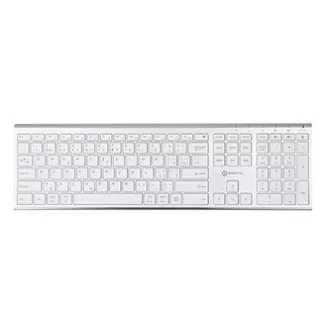 Powerton LIFE ULTRASLIM Klávesnice bezdrátová CZ/SK, stříbrná Powerton LIFE ULTRASLIM Klávesnice bezdrátová CZ/SK, stříbrná