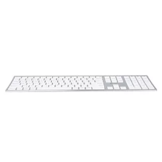 Powerton LIFE ULTRASLIM Klávesnice bezdrátová CZ/SK, stříbrná Powerton LIFE ULTRASLIM Klávesnice bezdrátová CZ/SK, stříbrná