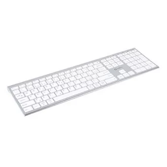 Powerton LIFE ULTRASLIM Klávesnice bezdrátová CZ/SK, stříbrná Powerton LIFE ULTRASLIM Klávesnice bezdrátová CZ/SK, stříbrná