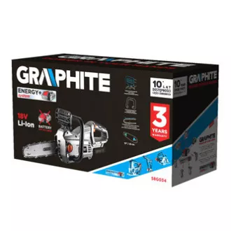 Graphite řetězová pila 58G034, 18V Graphite řetězová pila 58G034, 18V