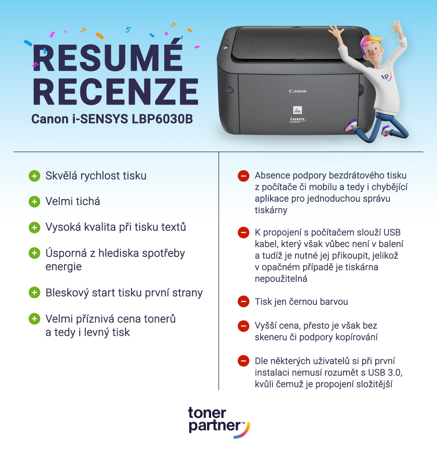 Recenze tiskárny Canon i-SENSYS LBP6030B